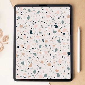 terrazzo tablet lockscreen