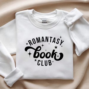 Romantasy PNG: Bookish Sweatshirt PNG Design