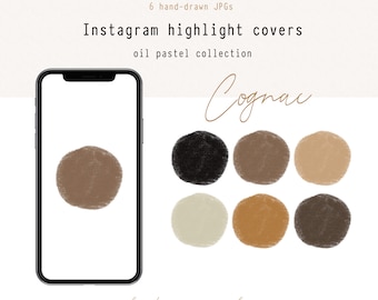 6 Minimal Instagram highlights covers | Boho Instagram highlights | IG Simple story icons