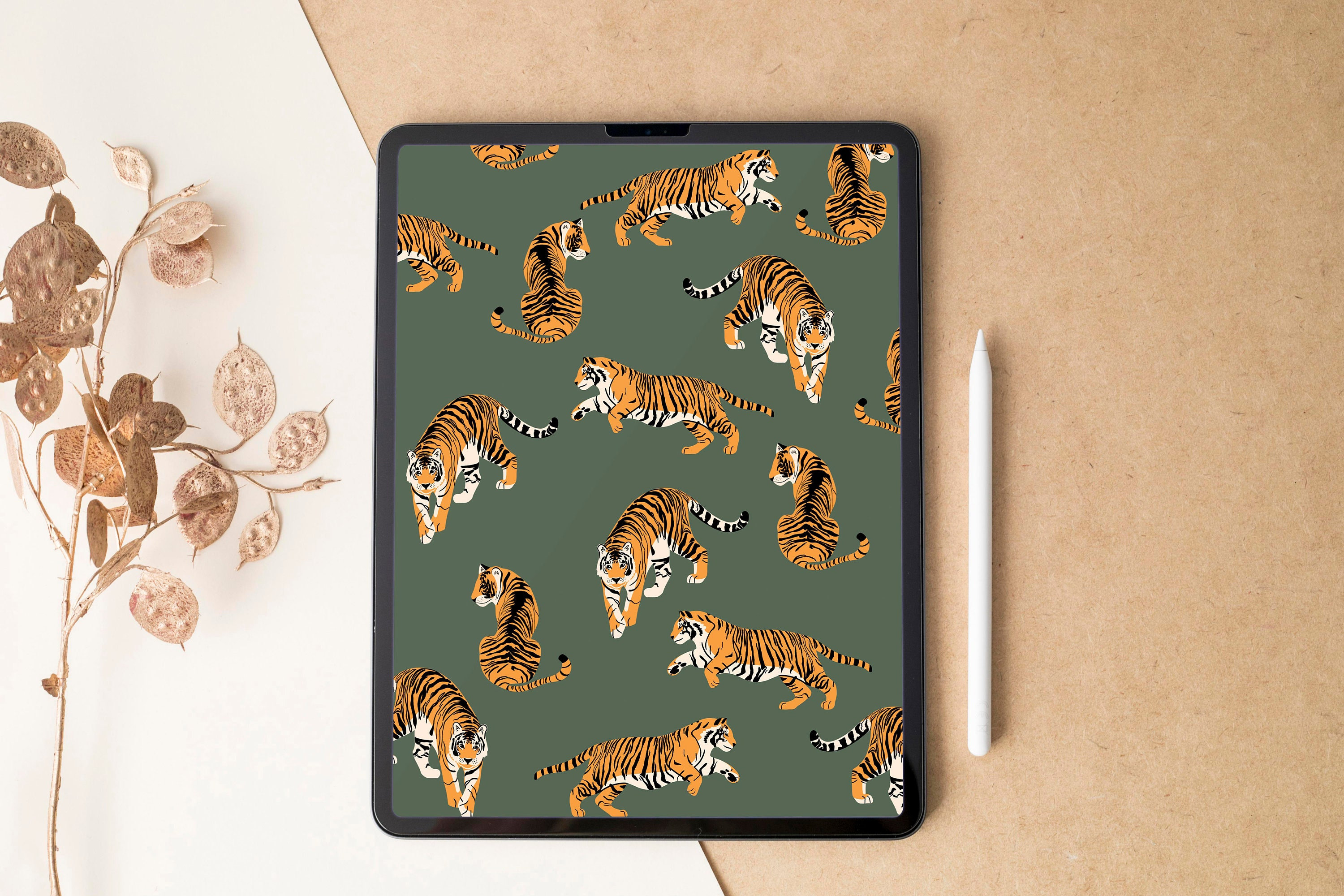 Drawing & Illustration Digital Abstract iPad home screen wallpaper