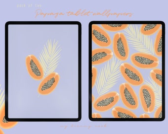 Fondos de pantalla de verano para iPad / Paquete de fondos de pantalla para tableta / Pantalla de bloqueo tropical