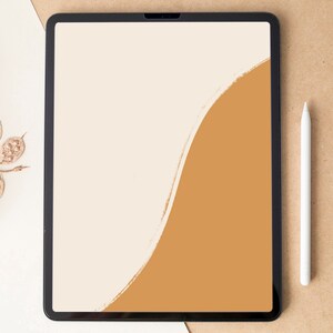 Abstract iPad home screen | Minimalist iPad lock screen | Tablet wallpaper | Neutral tablet lock screen | Simple tablet background