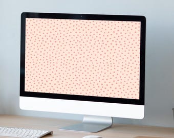 Prickig skrivbordsbakgrund | Rosa Macbook-hemskärm