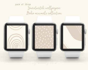 Boho Apple watch face  | Apple watch wallpaper | Smartwatch background | Watch face design |