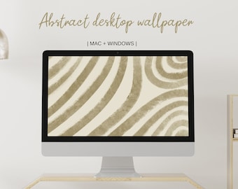 Abstract Desktop Wallpaper | Boho Computer Background