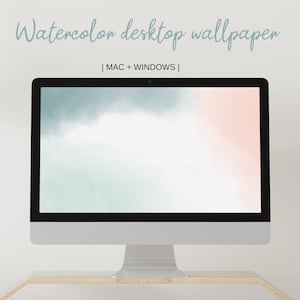 Abstract desktop background | Watercolor desktop wallpaper | Cute desktop wallpaper | Laptop wallpaper | Computer wallpaper