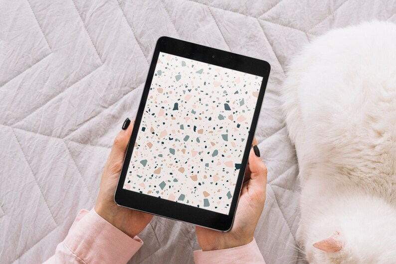 terrazzo iPad wallpaper