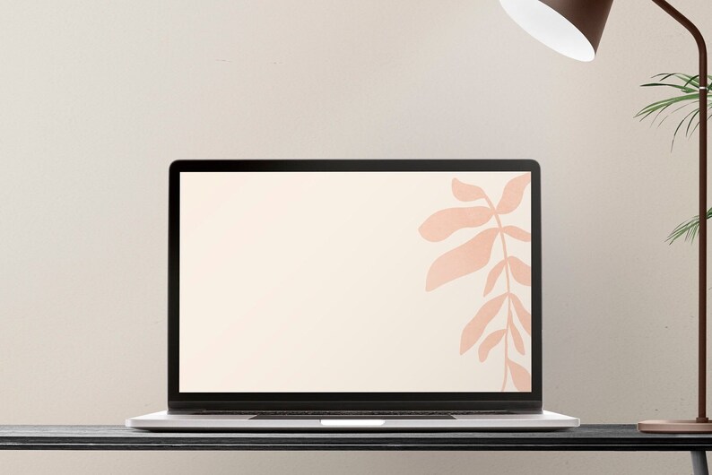 Plant Desktop Wallpaper Botanical Desktop Background - Etsy
