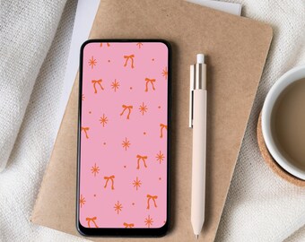 Fondo de pantalla navideño para teléfono / Pantalla de bloqueo festiva para iPhone