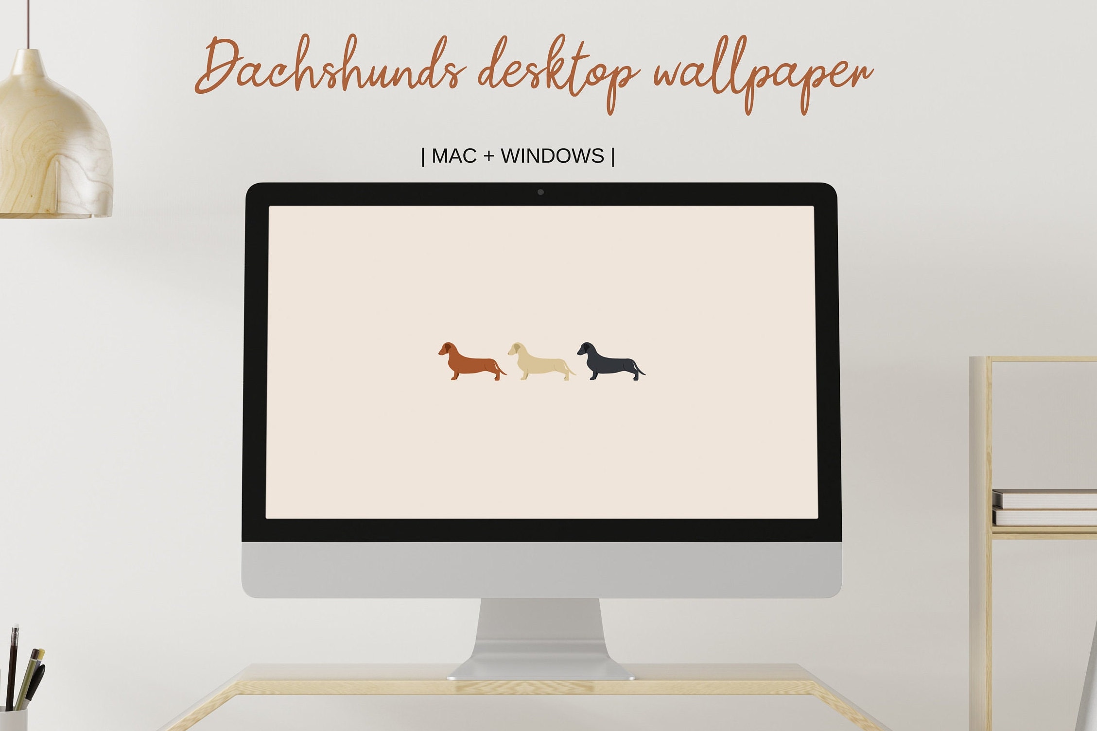 Dachshund Theme Wallpaper