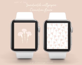 Floral apple watch wallpaper | Pink Smartwatch wallpaper | Watch face floral | Apple watch face flowers