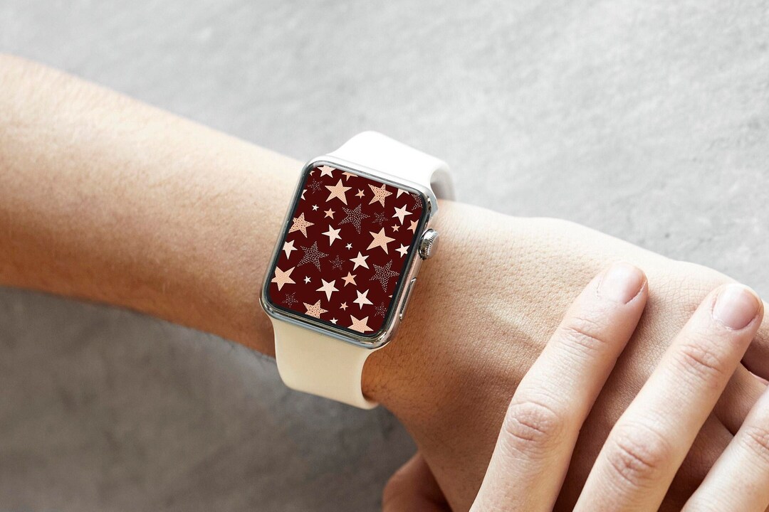 Festive Watch Lock Screen Apple Watch Christmas Wallpaper Etsy