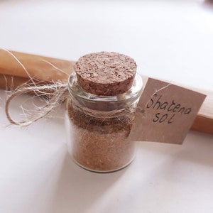 Traditional  Bulgarian spice, colorful salt, ground herbs, gift for guests