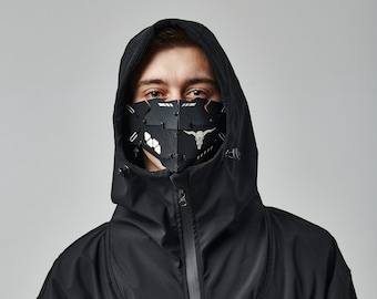 Techwear Cyberpunk Mask Puck 3D Model STL