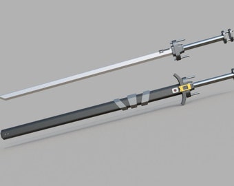 ZZZ Cyberpunk Miyabi Katana [3D STL]