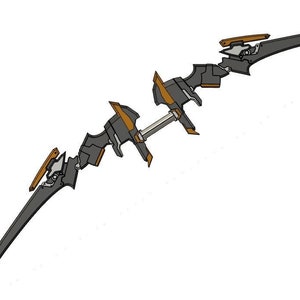 Cyberpunk Bow 3D Model STL