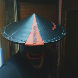 Asian Cyberpunk  Coolie Hat 3D Model and Bonus Hat