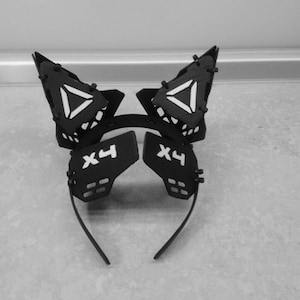 Cyberpunk Techwear Cosplay Cat Ears [3D STL File]