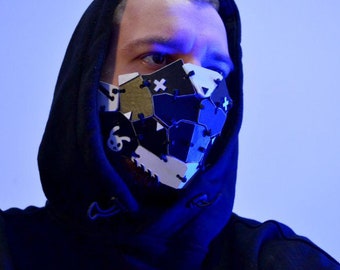 Armored Techwear Cyberpunk Mask Lucky 7
