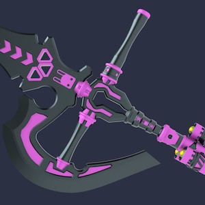 Cyberpunk Cosplay Axe [3D Model Stl]