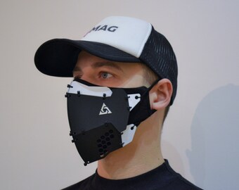 Scream Masker Met Capuchon Wit