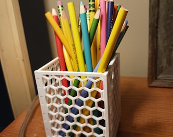 File di stampa 3D per portabicchieri esagonali