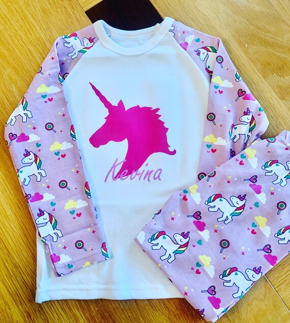 first birthday pajamas girl