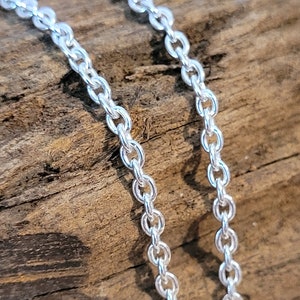 Extra Große Fußkette Sterling Silber Belcher Kette 24cm - 35cm