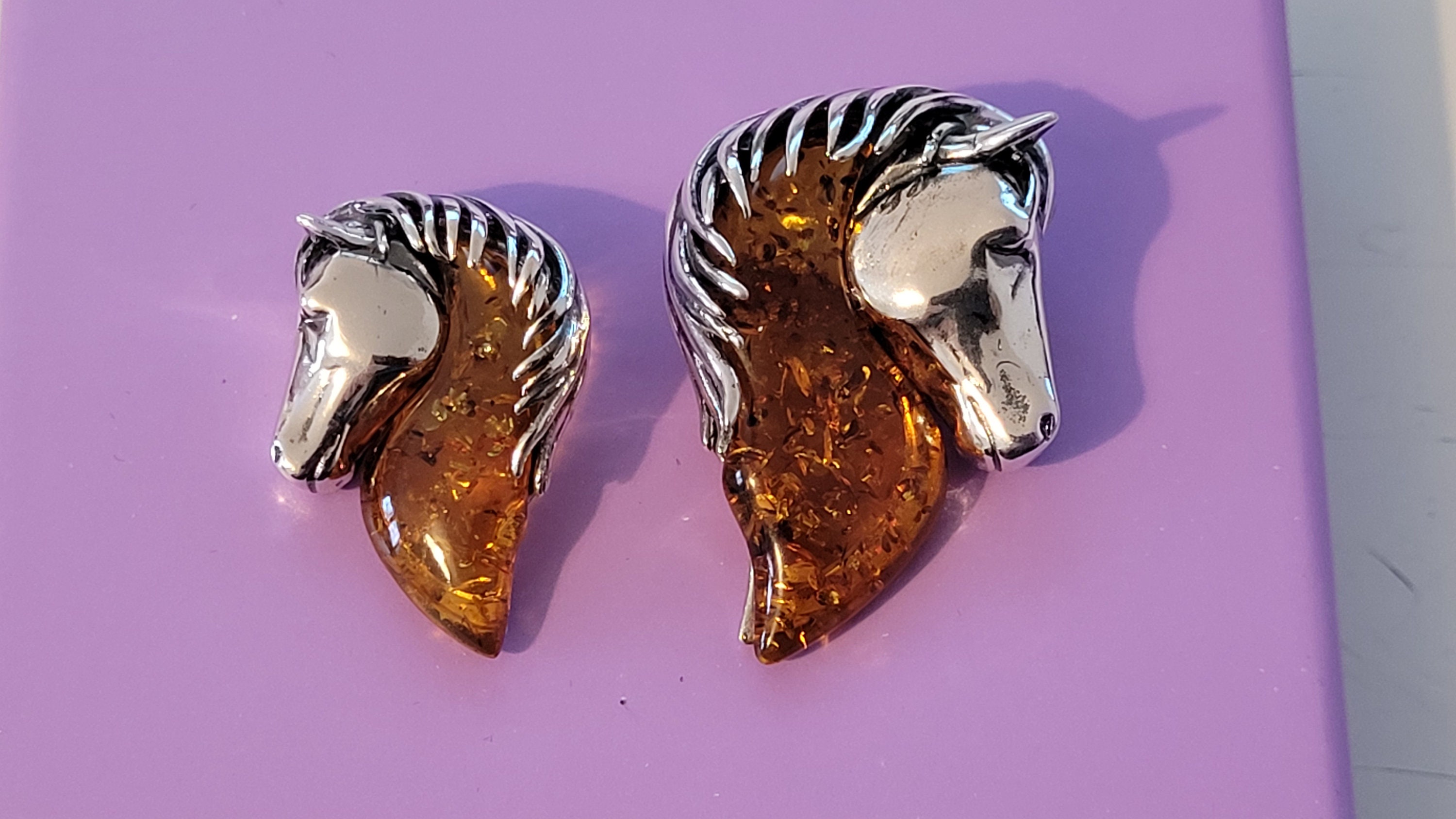 UOMO DONNA PUNK Swift Testa Di Cavallo Tono Argento Collana Con Catena