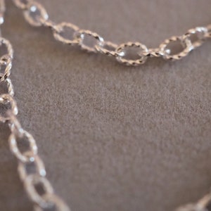 Unusual Sterling silver twisted cable Belcher anklet Available in sizes 8 and 13.5 35cm extra large anklet. Extra Small image 8