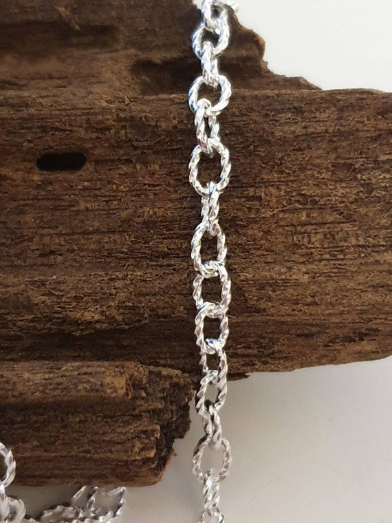 Sterling silver belcher anklet Sterling silver belcher anklet