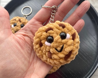 Chocolate Chip Cookie Keyrings, Crochet Cookies, Amigurumi,Keyrings,