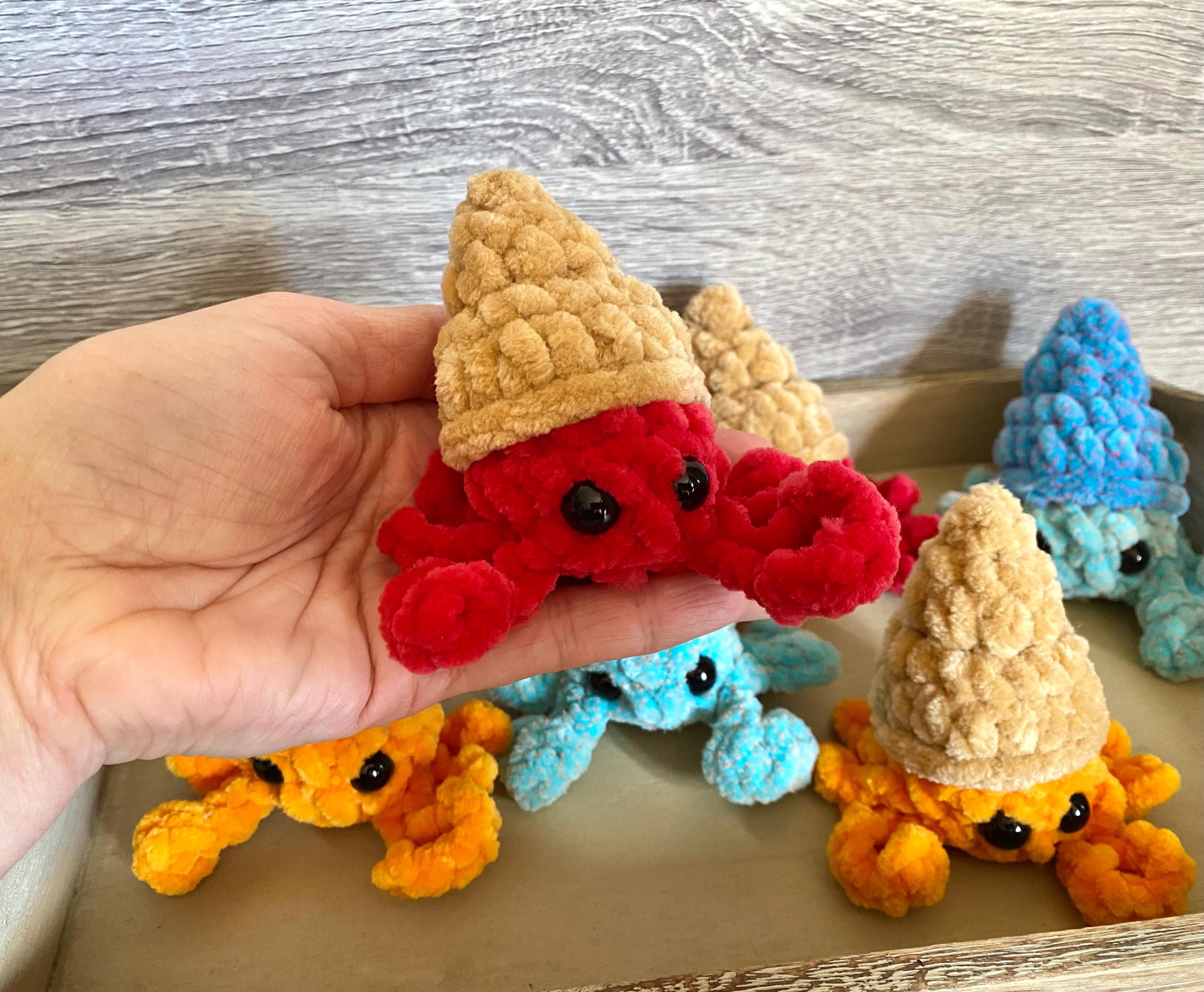 編みぐるみヤドカリ、かぎ針編みヤドカリ、 - Etsy 日本