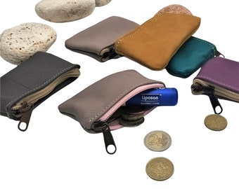 Womens Leather Mini Coin Purse/Small leather purse/Gift For Her