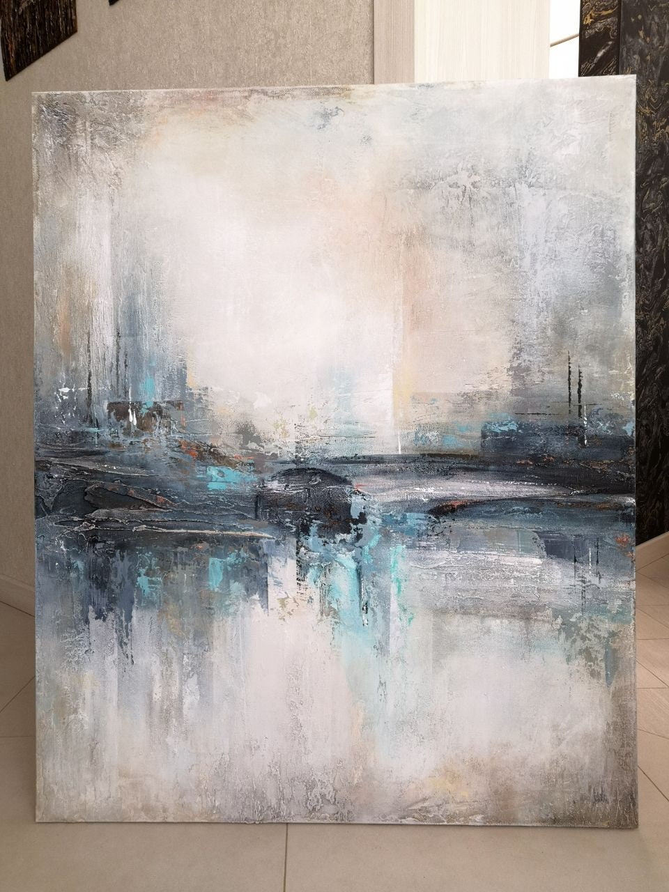 Canvas wall art Original painting Large canvas wall art Etsy