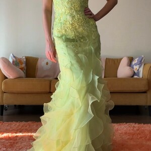 red flowy prom dress Sparkly Mermaid V Neck Dark Red Sequins Long Prom Dresses AB031502 –  Anniebride