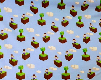 minecraft jersey fabric