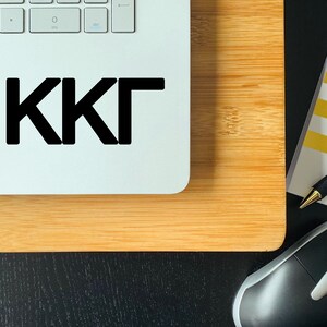 Custom Greek Letter Decal: Show Your Sorority or Fraternity Pride! image 2