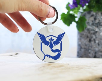 Llavero inspirado en el equipo de Pokémon Go