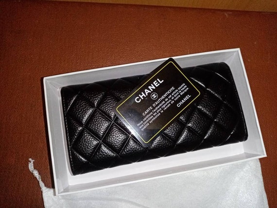 women's CC wallet, classic CC wallet, women's genu