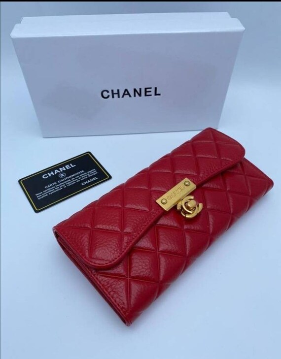 women's CC wallet, classic CC wallet, women's genu