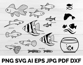 Download Aquarium Fish Svg Etsy