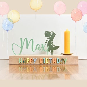 Personalized birthday board | Birthday plate | candle board | Birthday train modern, birthday wreath | Children's birthday