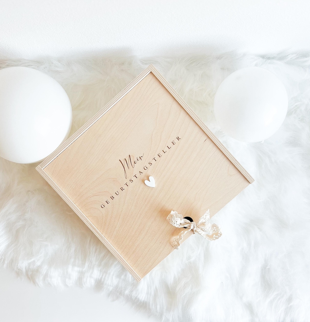 Birthday Plate Accessories | Wooden Box Storage for Your Birthday ...