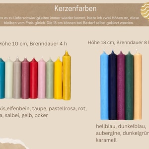 Personalisierter Geburtstagsteller hochwertig aus Holz m. Vase & Kerze, Name mit Wimpel, Geburtstagszug modern, Geburtstagskranz, Geschenk Bild 6