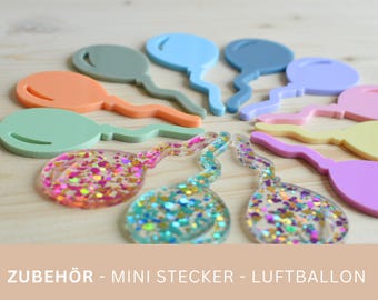 Acryl Motivstecker | Zubehör für deinen Geburtstagsteller | Motivstecker Geburtstagskranz | Holzstecker für Kinder