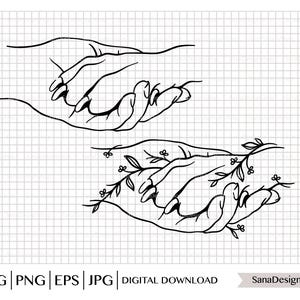Pfote und Hand SVG, Hundepfote SVG, Pfote Liebe SVG, Hundepfote Gedenkstätte, Hundemama SVG, Hundeliebhaber, Hundemarke svg, Hund Line Art, Cricut Cut File, Png