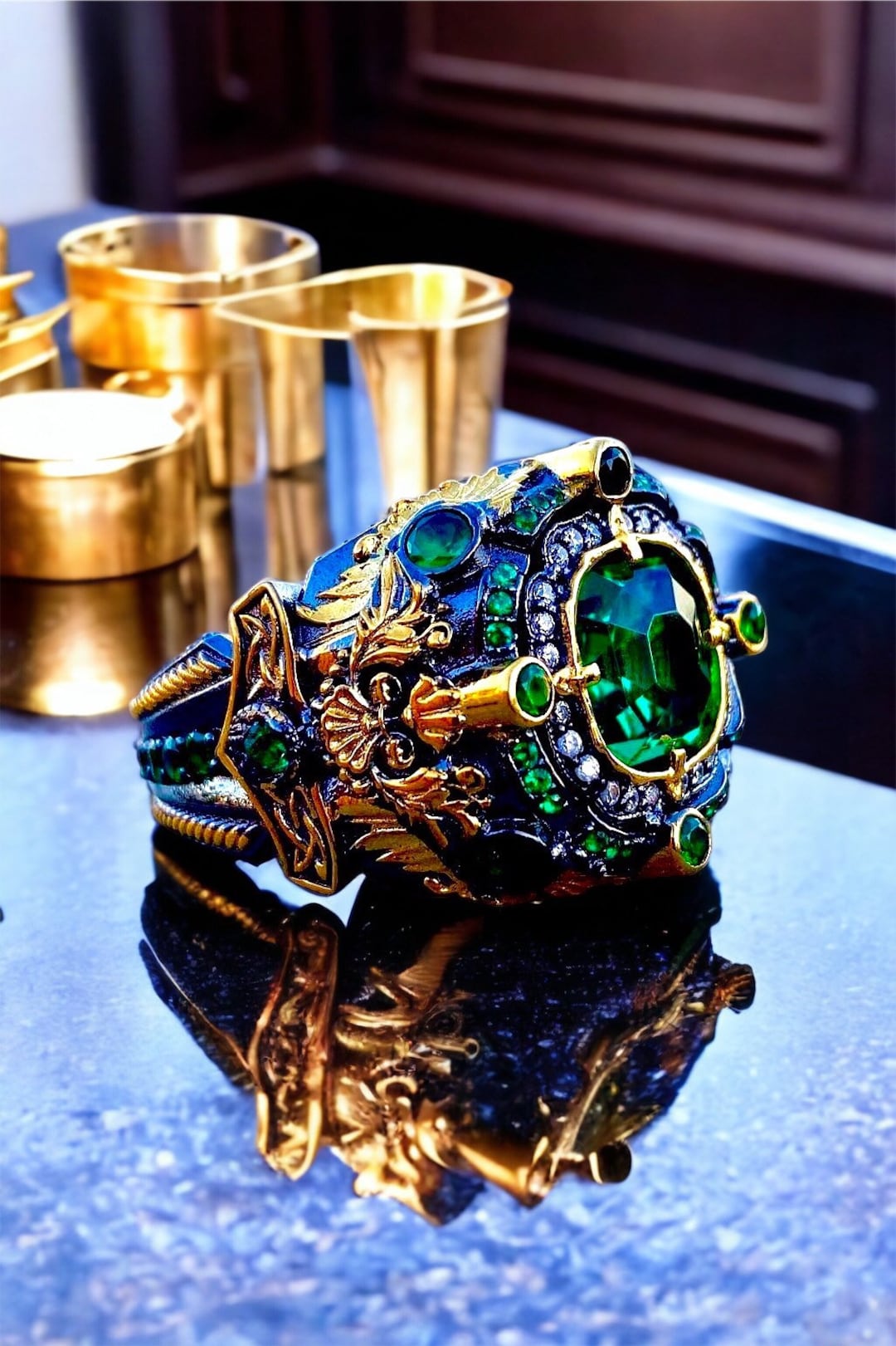 Swarovski グリーンリング サイズM 684360 Swarovski グリーンリング サイズM 684360 - メルカリ
