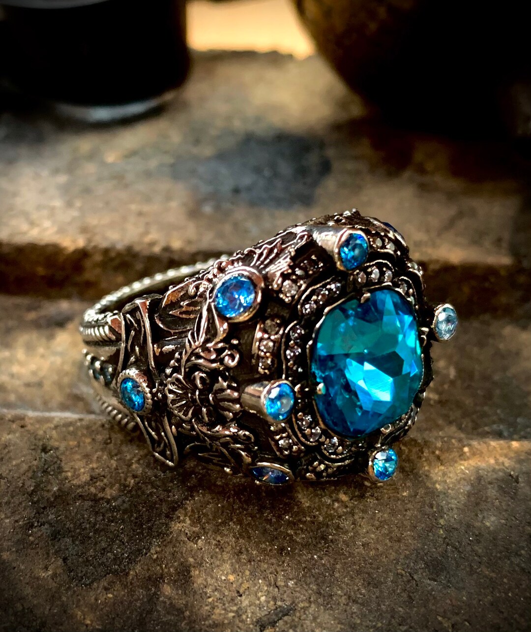 週末1万OFF定価11万Bororo Aquamarine Gem Ring 週末1万OFF定価11万Bororo Aquamarine Gem Ring 週末1万OFF定価