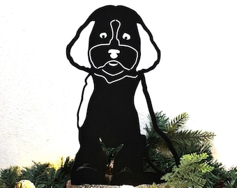 Cavapoo Black Metal Dog Silhouette | Yard Art | Garden Décor | Pet Memorial | Spring Garden Gift | My Metal Rescue